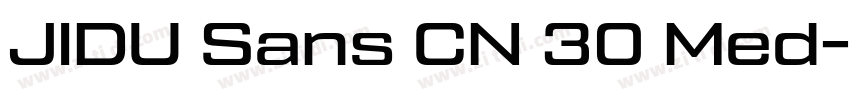 JIDU Sans CN 30 Med字体转换